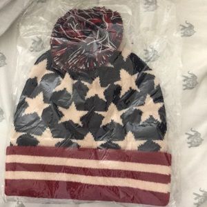 American Flag Beanie